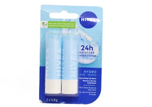 Nivea Hydro Care 24H Moisture Lip Balm Sticks #01 1 - Picture 1 of 3