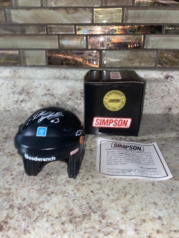 Simpson Helmets - Dale Earnhardt #3 Limited First Edition Replica - Black Cover