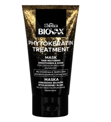 LBIOTICA BIOVAX PHYTOKERATIN HAIR MASK INTENSIVE REBUILDING AND SMOOTHING