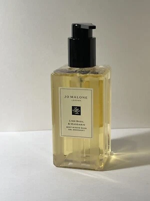 Jo Malone Lime Basil & Mandarin Body & Hand Wash Gel Moussant, 250ml/8.5oz, NEW - Image 1 of 2