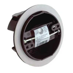 7120VB RACO SADDLE BOX® 4 in. Round Ceiling Fan and Fixture Box, Vapor Barrier - Picture 1 of 4