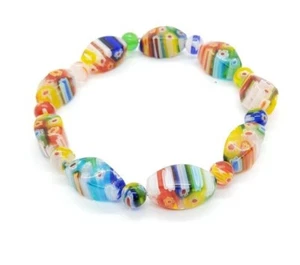 Millefiori Bracelet Fashion Jewellery 16mm - Picture 1 of 2