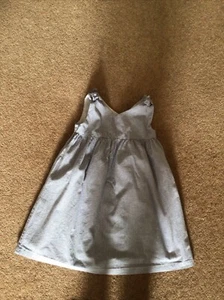 THE LITTLE WHITE COMPANY GIRLS BLUE AND WHITE STRIPE LINED DRESS AGE 4-5 YEAR - Picture 1 of 4