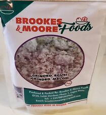 Grounded Egusi . Product of Brooks and Moore foods 8oz. brand new dried Melon 
