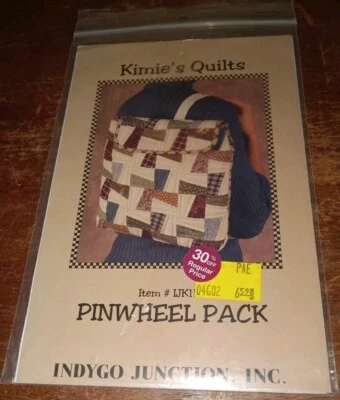 VtG 2000 Indygo Junction #IJK115 Pinwheel Pack Kimie's Quilts Quilted Pattern  - Image 1 of 2