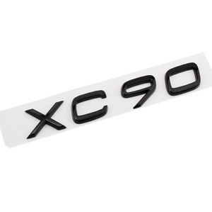 For Volvo Rear Emblem Boot Trunk Sticker Badge Letter Logo XC90 Glossy Black