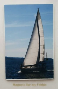 SAIL BOAT FRIDGE MAGNET - M578 F - Picture 1 of 1
