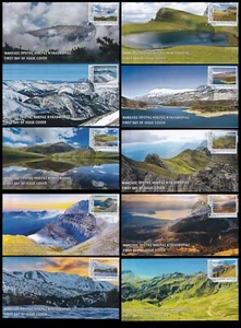 Greece 2021 Self-adhesive booklet Travelling in Greece The highest mountains FDC - Picture 1 of 5