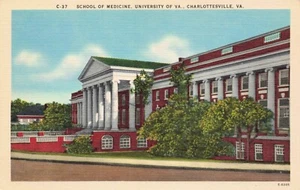 Università della Virginia Scuola di Medicina Charlottesville VA Vintage Lino PC - Foto 1 di 2
