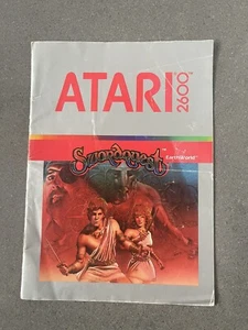 Swordquest Earth world Atari 2600 Game Manual Only See Photos - Picture 1 of 4