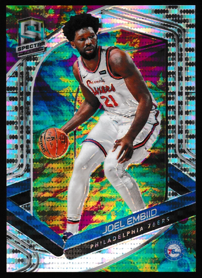 2019-20 Panini Spectra Celestial #48 Joel Embiid #d 74/99 - Image 1 of 2