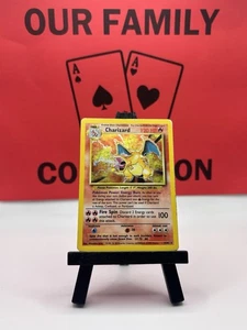 Charizard 4/102 Base Set Holo Rare Vintage 1999 WOTC Pokemon TCG MP - Picture 1 of 7