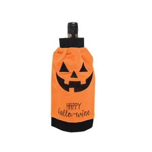 Happy Hallo Halloween Bottle Holder Bag - Picture 1 of 1