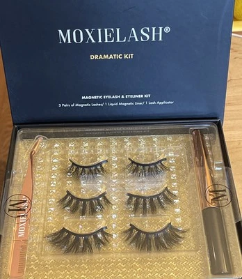 MOXIELASH Magnetic Eyelash & Eyeliner Kit- #DRAMATIC KIT, New In Box - Image 1 of 4