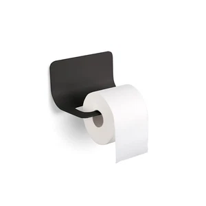 WS Bath Collections Curva 5151 Curva Wall Mounted Toilet Paper - Black - Picture 1 of 1