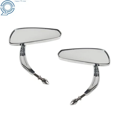 Espejos retrovisores laterales cromados para moto Breakout Wide Glide Foto 1 de 4