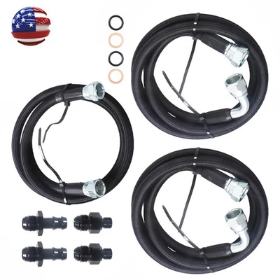 48RE Transmission Cooler Hoses Lines For 03-07 Dodge Ram 2500 3500 5.9L Cummins - Image 1 of 4