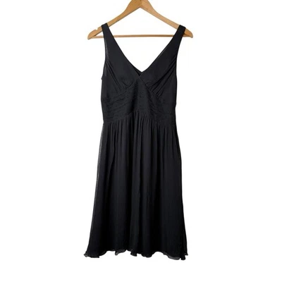 复古 Express Y2K 00's 婴儿娃娃连衣裙 尺寸 4 真丝串珠透明垃圾奇思 — 第 1/4 张图片