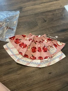 NWT Matilda Jane Heart to Heart Apple Pull-On Skirt Size 2 - Picture 1 of 6