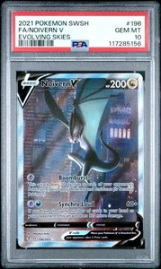 Pokemon Noivern V 196/203 Full Art SWSH Evolving Skies PSA 10 GEM MINT - Picture 1 of 2