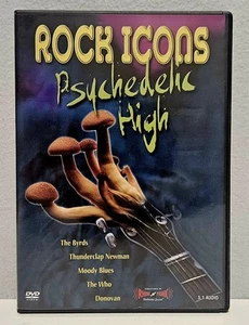 Rock Icons - Psychedelic High (DVD, 2001) Live Performances 1960's Music - Bild 1 von 4