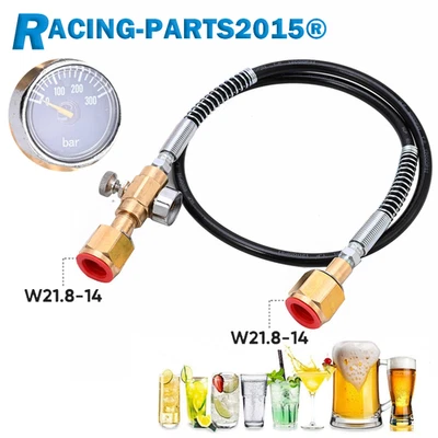 RA® Schutzgas-Umfüllschlauch 1m für Argon / CO2 Gewinde 2 x W21,8 x 1/14"  - Bild 1 von 4