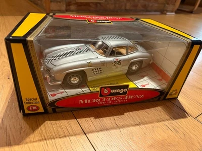 MERCEDES 300 SL 1000 MIGLIA (1954) - COD.32813 -   SCALA 1:18 - BURAGO - NUOVA. - Immagine 1 di 4