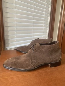NEW w BOX | ALDEN x BROOKS BROTHERS 8D BROWN SUEDE UNLINED CHUKKA BOOTS 8 D - Picture 1 of 19