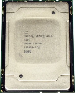 Intel Xeon Gold 5215 CPU Prozessor 2.50 GHz 10-Core 13,75 MB Cache SRFBC LGA3647 - Afbeelding 1 van 6