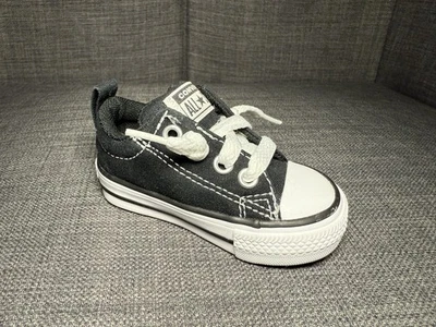 Zapato Converse All Star Infantil IZQUIERDO Niño Pequeño Talla 2 EE. UU. Lona con Cordones - Amputado Foto 1 de 4