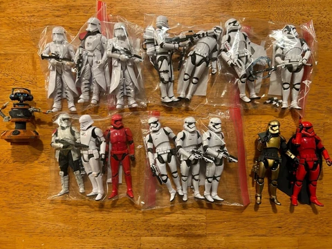 Star Wars Black Series First Order Figure Lot Mountain Trooper Captain Cardinal Cover
