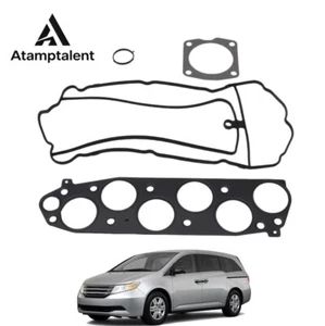 NEW Upper Intake Manifold Gasket Set Fit 2005-2015 Acura 2005-2017 Honda US - Picture 1 of 10