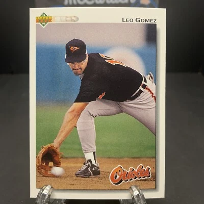 1992 Upper Deck Leo Gomez #161 Baltimore Orioles - Image 1 of 2