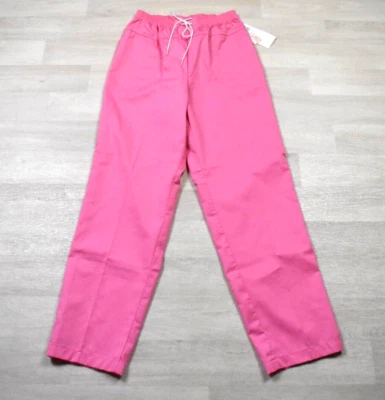 Pantalones Pantalones Cintura Alta Rosa Mensajes Años 80 Mob Wife Nuevos con Etiquetas Stock Muerto De Colección Foto 1 de 4