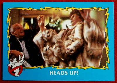 GHOSTBUSTERS II - Card #66 - HEADS UP! - TOPPS 1989 - Image 1 of 2