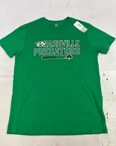 New NHL Nashville Predators St. Patricks Day T-Shirt Men’s Medium Green AM21 - Picture 1 of 5