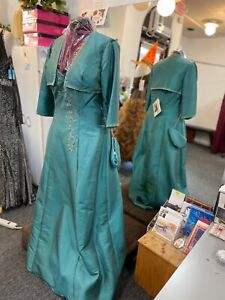 Mary’s Modern Maid Emerald Mothers EveningSpecial Occasion Dress 16 Bolero Jacke