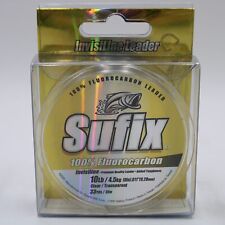 Sufix Invisiline 33yds Clear Fluoracarbon Leader Pick a Size Fishing Line