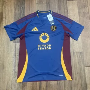 NWT $100 Adidas AS Roma 24/25 Third Jersey Mens L IT6062 - Picture 1 of 6