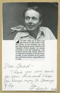 Hubert Selby Jr. (1928-2004) - Requiem for a Dream - Signed card + Photo - 1995 - Picture 1 of 1