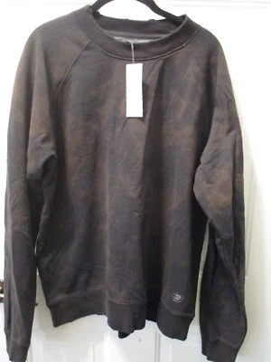 URBAN OUTFITTERS BDG SUDADERA CUELLO REDONDO LAVADO ÁCIDO NEGRO TALLA MEDIANA NUEVA Foto 1 de 3