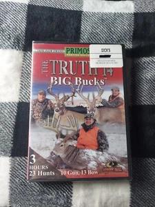 Primos Hunting Calls DVD The Truth 14 Big Bucks Deer Hunter 3 Hours Brand New - Picture 1 of 2