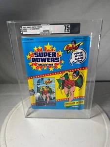 RARE Proof Card 1985 Kenner super powers series 1 23 back robin AFA Graded 75 - Picture 1 of 4