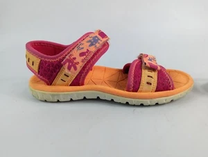 Clarks Girls Fabric Sandals Uk 11.5 F - Picture 1 of 5
