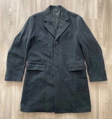 Vintage C.P. Company Wool Grey Coat Very Rare made in Italy - Image 1 of 4