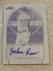 JOSHUA RIVERA 2018 LEAF PERFECT GAME AUTOGRAPH BLACK Plate #1/1 GATORS CUBS