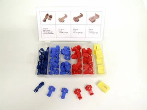 Quick Splice (Scotchlok) Connectors Complete With T-tap Female Connectors - Picture 1 of 6