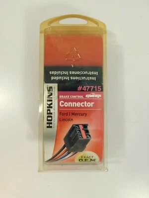 Conector de control de freno simple enchufable directo Hopkins 47715 Ford Mercury Lincoln Foto 1 de 3