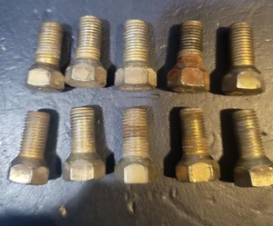 OEM GENUINE John Deere 316 318 322 325 345 420 M144698 Wheel Lug Stud Nuts USED - Picture 1 of 1