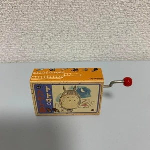 Rare Totoro Music Box Crank Ghibli "My Neighbor Totoro's Treasure Box" Retired - Picture 1 of 7